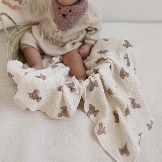 Памучно бебешко одеалце Mylittlebear