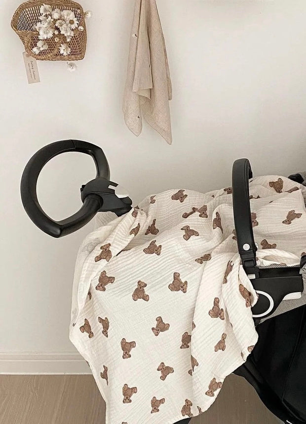 Памучно бебешко одеалце Mylittlebear