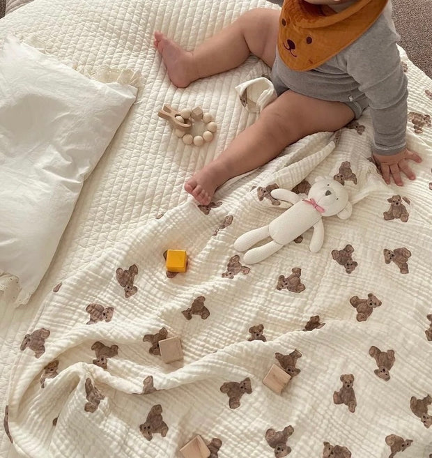 Памучно бебешко одеалце Mylittlebear