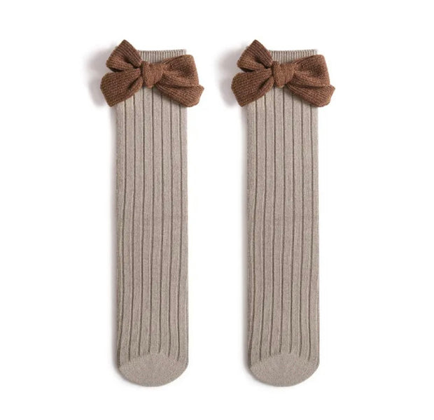 Бебешки дълги чорапи с панделка Ribbon