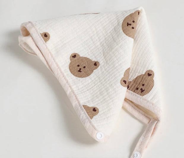Бебешка памучна кърпичка Bear