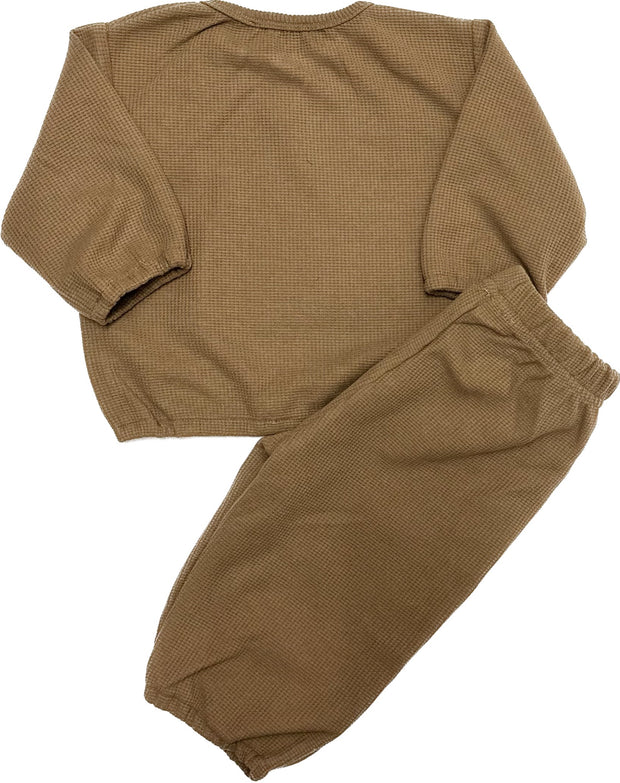 Бебешки памучен сет Light Brown