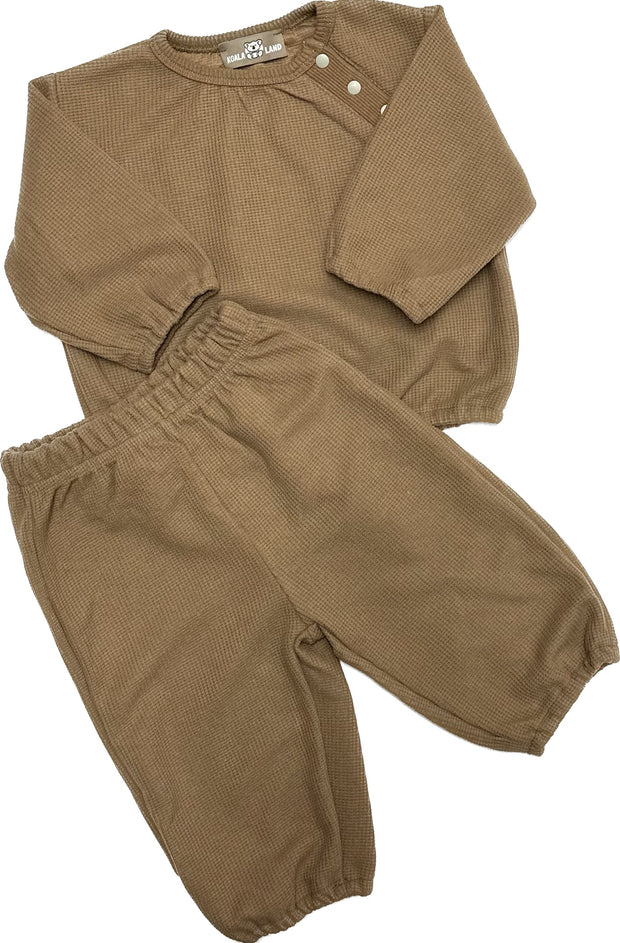 Бебешки памучен сет Light Brown